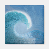 青芸術的波 マグネット (正面)