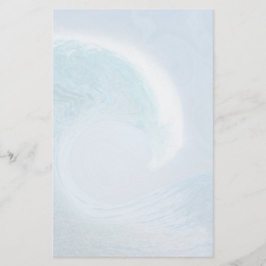 青芸術的波 便箋 (正面)