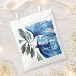 青芸術的緑フローラ水彩手絵を描型 フェイバーバッグ