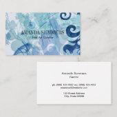 青芸術的 名刺 (正面/裏面)