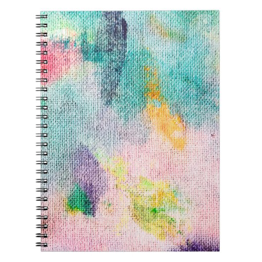 青芸術的。白コンテンポラリー表示。ティ ノートブック (正面)