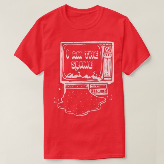 青苔の如き顔擦り切れただ Tシャツ (デザイン正面)