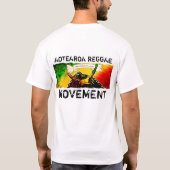 青茶レゲエムーブメント Tシャツ (裏面)