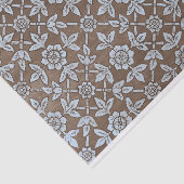 青茶色のヴィンテージ 薄葉紙 (詳細)