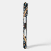 青茶色の木製梁の写真の遠近法パターン Case-Mate iPhoneケース (裏面 / 右)