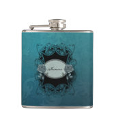 青華美いダマスク フラスク (正面)