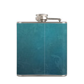 青華美いダマスク フラスク (裏面)