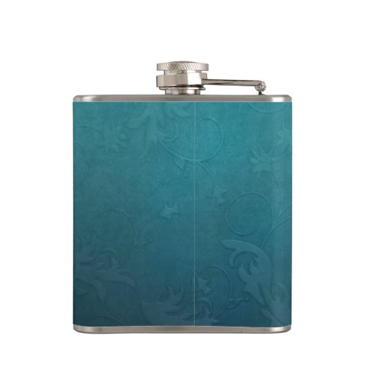 青華美いダマスク フラスク (裏面)