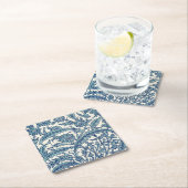 青華美フローラアラビア文字 スクエアペーパーコースター (インサイチュ)