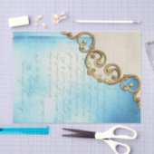 青華美ヴィンテージ切り離し 薄葉紙 (クラフト)