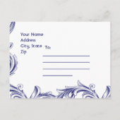 青華美王室の黄ひまわり保存日 案内ポストカード (裏面)