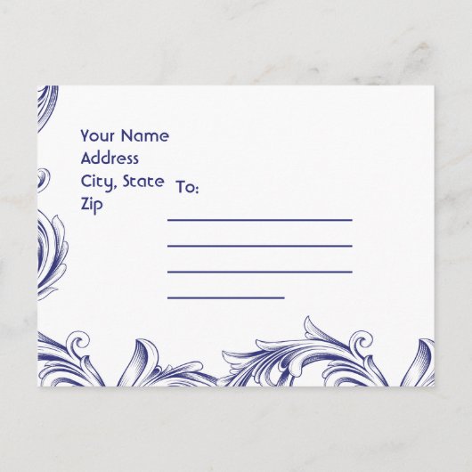 青華美王室の黄ひまわり保存日 案内ポストカード (裏面)