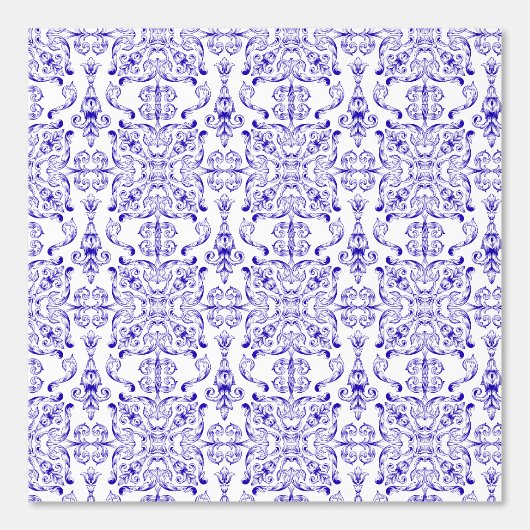 青華美白の壁地中海の紙 壁紙 (正面)