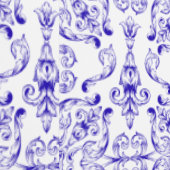 青華美白の壁地中海の紙 壁紙 (縫い目)