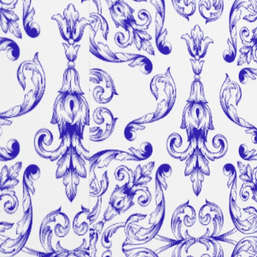 青華美白の壁地中海の紙 壁紙 (縫い目)