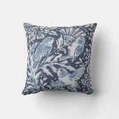 青華美白の森の鳥アザミの森 クッション (裏面)