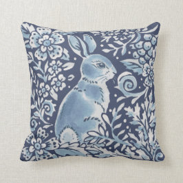 青華美白フォレストラビットウッドランド クッション