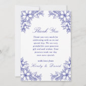 青華美結婚フローラ サンキューカード (正面)