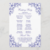 青華美結婚フローラ プログラム (裏面)