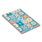 青華美色とオレンジ色のタイル ノートブック (右側)