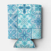 青華美色と白のタイル 缶クーラー (裏面)