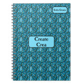 青葉いパターン作成/作成と名前 ノートブック (正面)