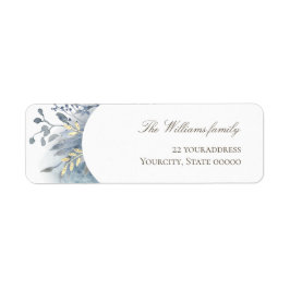 青葉箔フェイク水色ラベル ラベル