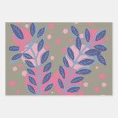 青葉色ドット ラッピングペーパーシート (正面2)