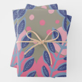 青葉色ドット ラッピングペーパーシート (インサイチュ)