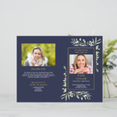 青葉葬儀プログラム (スタンド正面)