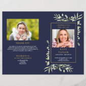 青葉葬儀プログラム (正面)