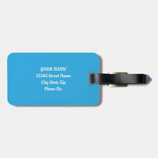 青葉蓮の花 ラゲッジタグ (裏面横)