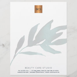 青葉金属金ゴールドモノグラムの銅 レターヘッド