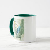 青葉鳥のヤシ マグカップ (正面左)