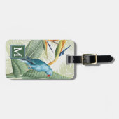 青葉鳥のヤシ ラゲッジタグ (正面横)