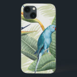 青葉鳥のヤシ iPhone 13ケース<br><div class="desc">Blue Bird Artist葉と手のひらの： Grace Popp</div>