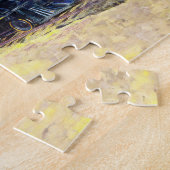 青蒸気機関車絵を描鉄道 ジグソーパズル (側面)