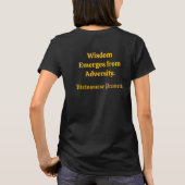 青蓮が泥水から浮かぶ (ベトナム) Tシャツ (裏面)