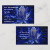 青蓮の花 名刺 (正面/裏面)