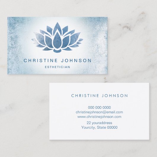 青蓮華 名刺 (正面/裏面)