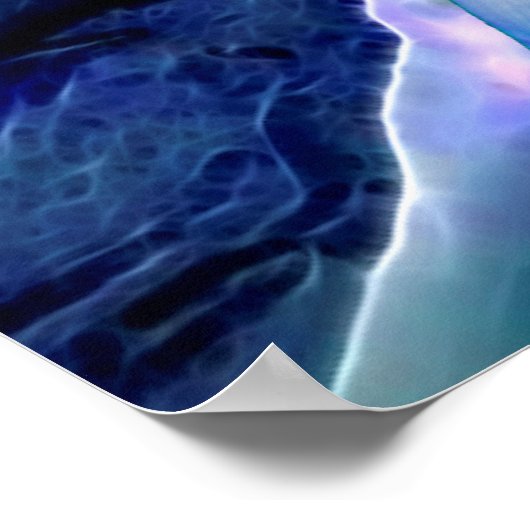 青蓮 ポスター (角)