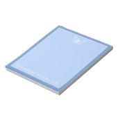 青蝶と白蝶パーソナライズされた ノートパッド (回転)