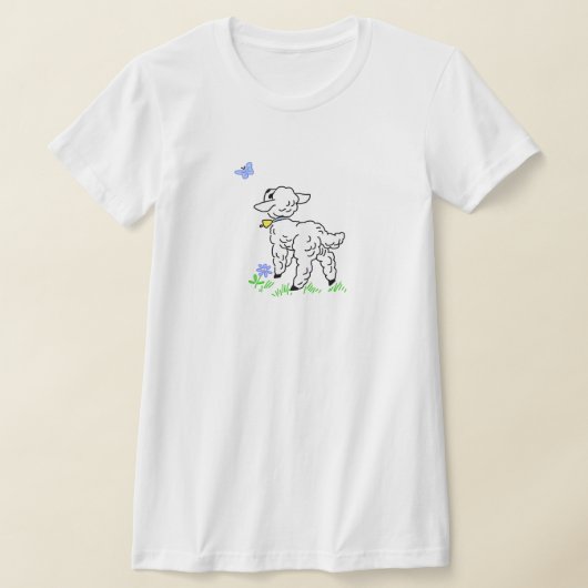 青蝶の子羊 Tシャツ (レイダウン)