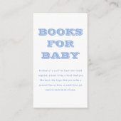 青装丁ベビー | 赤ちゃんシャワー エンクロージャーカード (正面)