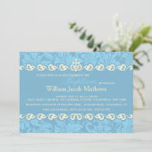 青装飾宗教招待状 招待状 (スタンド正面)