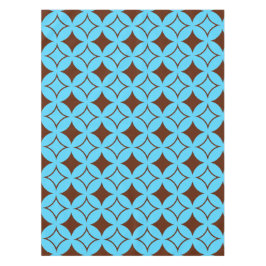 青褐色の七宝 テーブルクロス