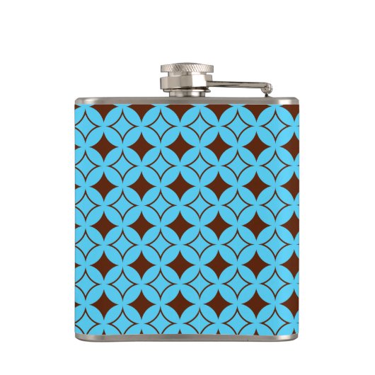 青褐色の七宝 フラスク (裏面)