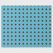 青褐色の七宝 ラッピングペーパー (フラット)