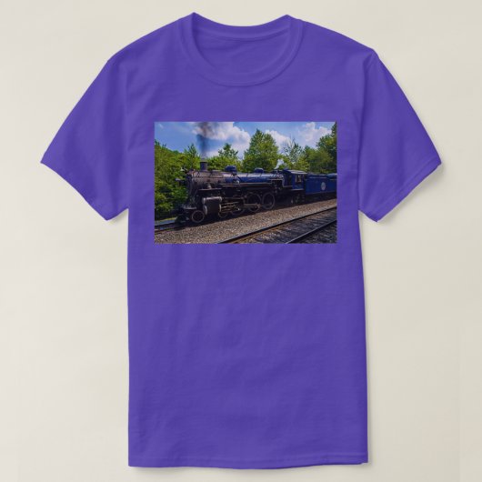 青読山と北部鉄道 Tシャツ (デザイン正面)