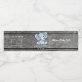 青象水瓶ラベル（少年用） ペットボトルラベル (シングルラベル)